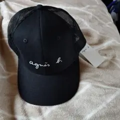 agni's b. ロゴ コットン キャップ(タグ付き)