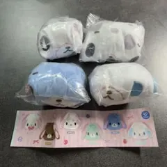 シュガーバニーズ　ふわふわ巾着　ぶちうさ　あおうさ　あおみみうさ　4点セット