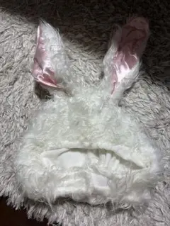ウサギ耳コスプレ帽子