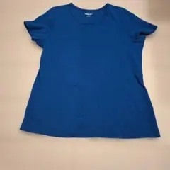 ランズ・エンドLANDS' END 半袖Tシャツ ブルー Lサイズ　ブルーのサムネイル