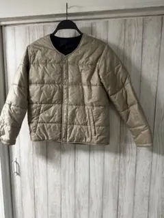 無印良品150サイズ ベージュ・ネイビー ジャケット2wayのサムネイル
