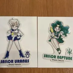セーラームーン ストア オリジナルステッカー ミニキャラ ネプチューン　ウラヌス