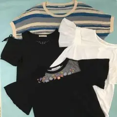 夏物レディーストップス４点#マジョスティック　レゴン　#レイ　カズンその他新品含