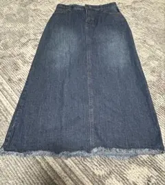ハニーズ　デニム　台形スカート　ロング　Lサイズ