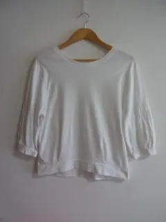 bulle de savon タック プリーツ 半袖 カットソー Tシャツのサムネイル