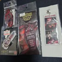呪術廻戦　両面宿儺　場面写アクリルストラップ　モーテルキーホルダーなどセット