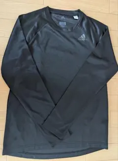 adidas Climalite 黒 長袖 スポーツインナー