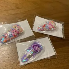 ティニピン　キラキラ ヘアクリップ 3個セット