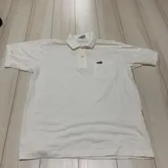LACOSTE ポロシャツ ホワイト ポケット付き