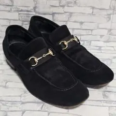 GUCCI グッチ ビットローファー 43E スウェード ブラックのサムネイル