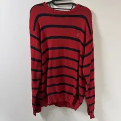 Ralph Lauren ストライプニットセーター Lサイズのサムネイル