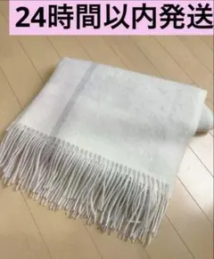 FURLA ウール95% マフラー ピンク