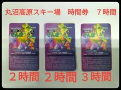 丸沼高原スキー場 時間券 7時間セットのサムネイル