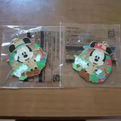 ミッキー ミニー チャーム 2個セット