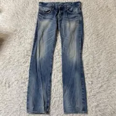 k*i様 ヒステリックグラマー 小窓加工ジーンズ 赤耳 スタッズ ダメージ