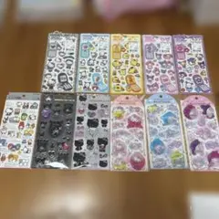 サンリオ　ハッピーフォン　ウォーターシール　ストーン　大人の図鑑11枚