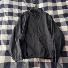 WYM MINIMAL 2WAY TRACK ZIP BLOUSON ブラック