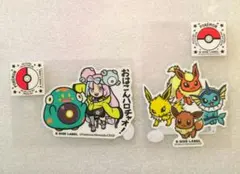 ポケモンステッカー　ナンジャモ　ハラバリー　ブイズ