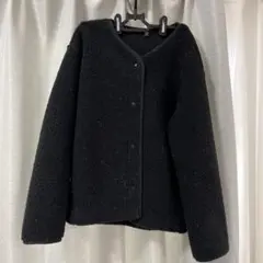 UNIQLO ブラック フリースボアジャケット M