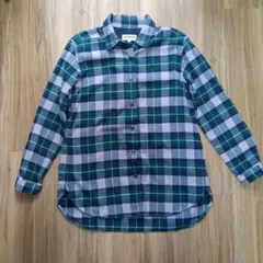 チェック柄 長袖シャツ　美品