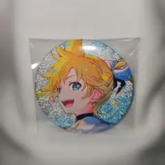 プロセカ　鏡音レン　グリッター缶バッチ