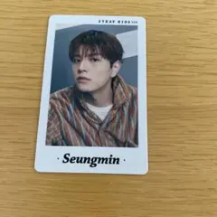 スキズSeungmin フォトカード RUN IT JAPAN トレカ