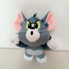 【新品・未使用】トムとジェリー ぬいぐるみ ボールチェーン付 トム 猫のサムネイル