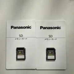 Panasonic SDメモリーカード 64GB 2枚セット　新品