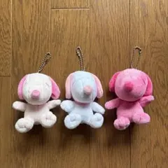 スヌーピー ぬいぐるみマスコット 3個セット