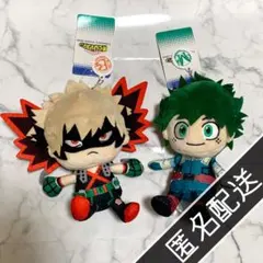 ヒロアカ USJ 緑谷 出久 爆豪 勝己 ぬいぐるみ キーホルダー 美品 レア