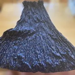 ユニクロ　イネス 花柄プリーツスカート Lサイズ