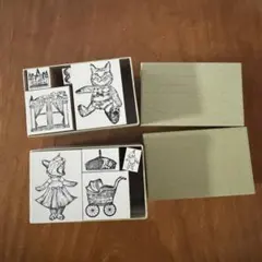 ヒグチユウコ スタンプセット 木製 ホルベイン 日本製 ゴムはんこ