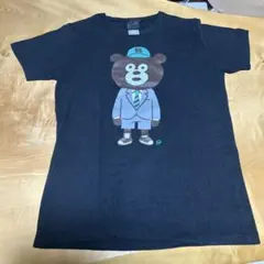 ビームス　黒Tシャツ　クマプリント