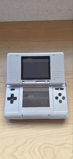 ジャンク品　任天堂DS 初期型　シルバー　本体　充電器＋おまけのGBAソフト付き