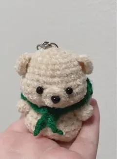 泥棒になったくまさん あみぐるみ キーホルダー