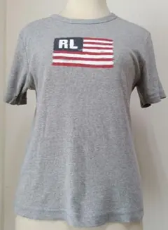 レデースPOLO JEANS COMPANY Tシャツ グレー 星条旗のサムネイル