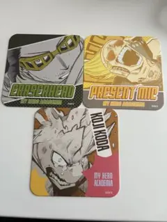 ヒロアカ 原画展 アートコースター 3枚セット