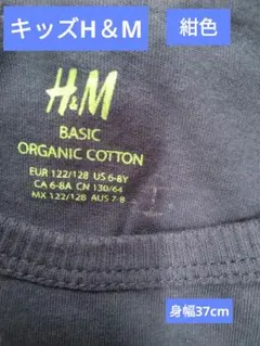 H&M オーガニックコットン 紺色シャツ 肩幅30 身幅37 丈53
他キッズ