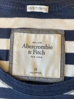 Abercrombie & Fitch ストライプ半袖Tシャツ XS