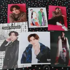 京本大我　SixTONES　ましかくフォト　厚紙　セット　Myojo　メモ帳