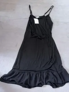 新品　タグ付grove グローブ シンプル キャミワンピース ブラック L