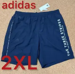 新品未使用タグ付き2XLサイズ ハーフパンツ　ショートパンツ アディダス