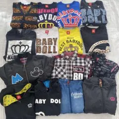 ベビードール まとめ売り 120㎝ 130㎝ 15点 男の子