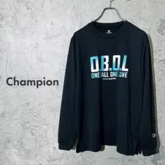 【翌日配送❣】Champion チャンピオン ロング シャツ トップス 黒 M