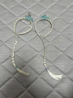 エルサ　エクステ　カチューシャ　アナ雪　コスチューム　三つ編み　2点セット