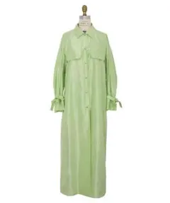 Drawer ドゥロワー　シルクトレンチコート 38