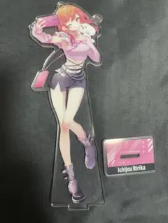 ホロライブ スクエア缶バッジ 莉々華 誕生日記念 アクリル カード 特典 ホロライブ スクエア缶バッジ 莉々華 誕生日記念 アクリル