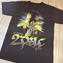 2Pac Me Against The World Tシャツ　ブラウン　古着