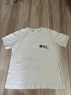 MHL. ベージュ ポケット付き Tシャツ M