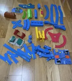 プラレール 大量セット 踏切 洗車場 レール
